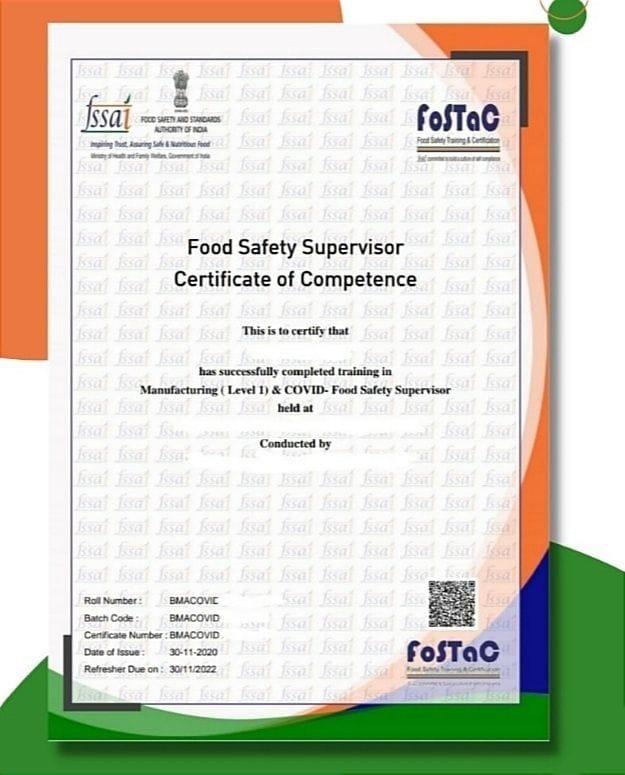 fostac certificate